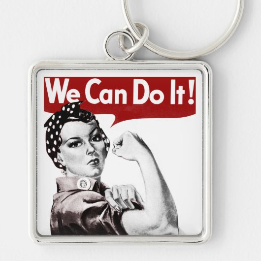 +{ Rosie the Riveter }+ Schlüsselanhänger (Vorne)