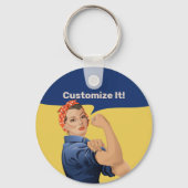 Rosie the Riveter Schlüsselanhänger (Vorderseite)