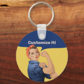 Rosie the Riveter Schlüsselanhänger (Vorderseite)