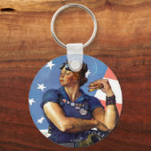 "Rosie the Riveter" Schlüsselanhänger (Vorderseite)
