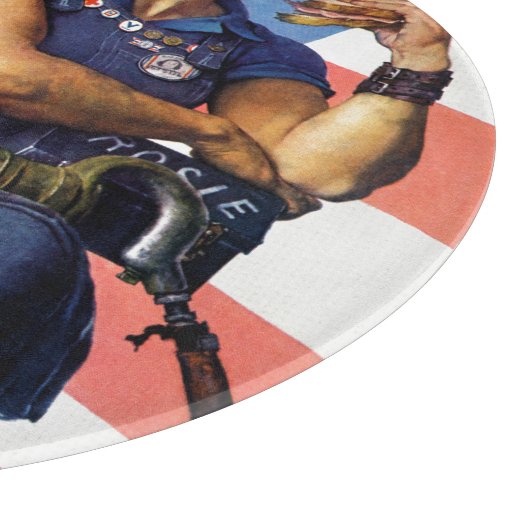 Rosie the Riveter Schneidebrett (Ecke)