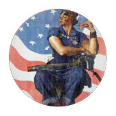 Rosie the Riveter Schneidebrett (Vorderseite)