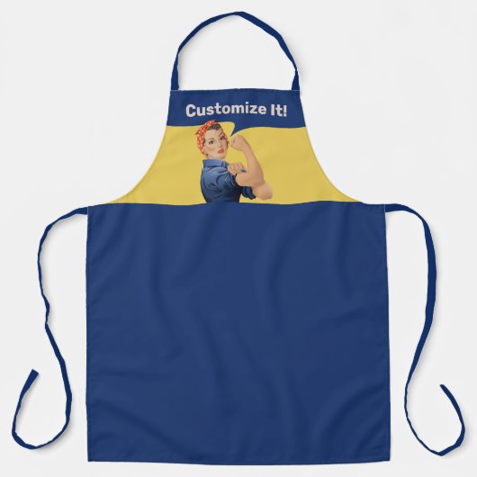 Rosie the Riveter Schürze (Vorderseite)