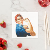 Rosie the Riveter Serviette (Beispiel)