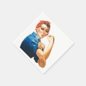 Rosie the Riveter Serviette (Ecke)