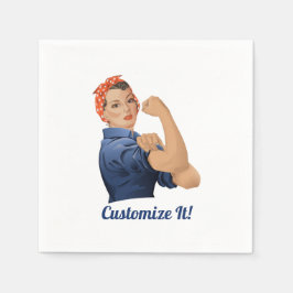 Rosie the Riveter Serviette
