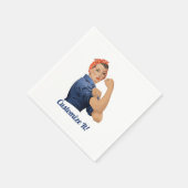 Rosie the Riveter Serviette (Ecke)