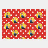 Rosie the Riveter Set 1 | Geschenkpapier Set (Vorderseite 3)