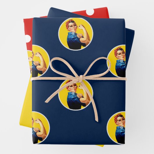 Rosie the Riveter Set 1 | Geschenkpapier Set (Beispiel)