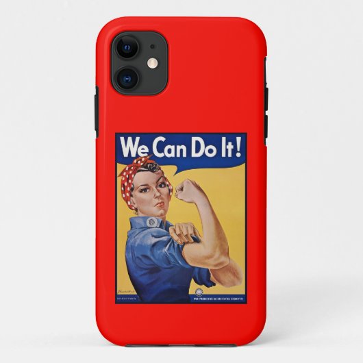 Rosie the Riveter: Starke Frauen Empowerment Case-Mate iPhone Hülle (Rückseite)