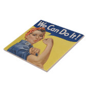 Rosie the Riveter: Starke Frauen Empowerment Fliese (Seite)