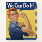 Rosie the Riveter: Starke Frauen Empowerment Notizblock (Rückseite)