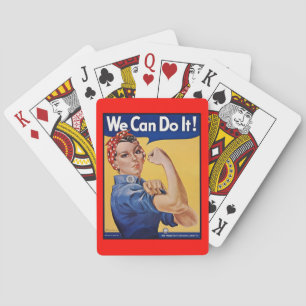 Rosie the Riveter: Starke Frauen Empowerment Spielkarten