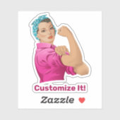 Rosie the Riveter Sticker (Blatt)