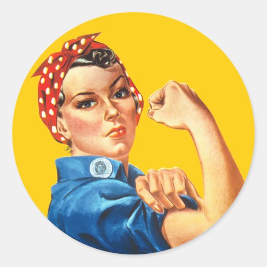 Rosie the Riveter Sticker (Vorderseite)