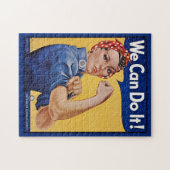 Rosie the Riveter Strong Women in Workforce Puzzle (Horizontal)