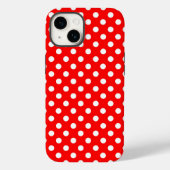 Rosie The Riveter Style Polka Dots Case-Mate iPhone Hülle (Rückseite)