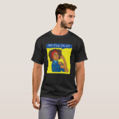 Rosie the Riveter T-Shirt We Can Do It African Ame (Vorne ganz)