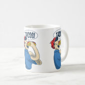 Rosie the riveter taco cinco de mayo kaffeetasse (VorderseiteRechts)
