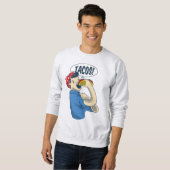 Rosie the riveter taco cinco de mayo sweatshirt (Vorne ganz)