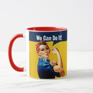 Rosie the Riveter Tasse Deutsch