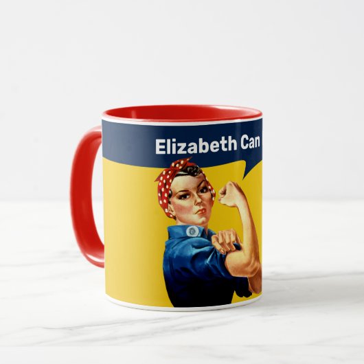 Rosie the Riveter | TASSE | Personalisieren (Vorderseite Links)