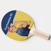 Rosie the Riveter Tischtennis Schläger (Seitenansicht)
