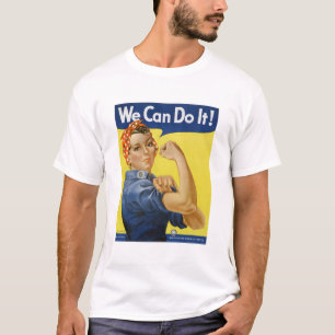 Rosie the Riveter Unbearbeitete Vintage-Fotos Alte T-Shirt