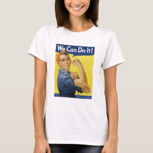 Rosie the Riveter Uneditierte Vintage Fotos Altes T-Shirt