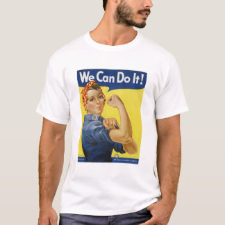Rosie the Riveter Uneditierte Vintage Fotos Altes T-Shirt
