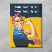 Rosie the Riveter Vintag Magnet