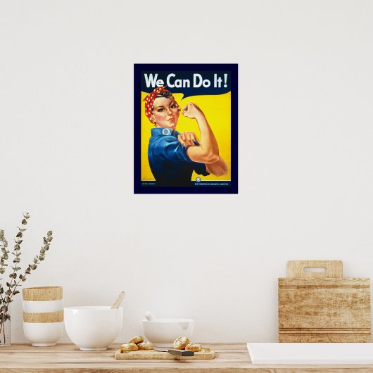 Rosie the Riveter Vintag Poster (Küche)