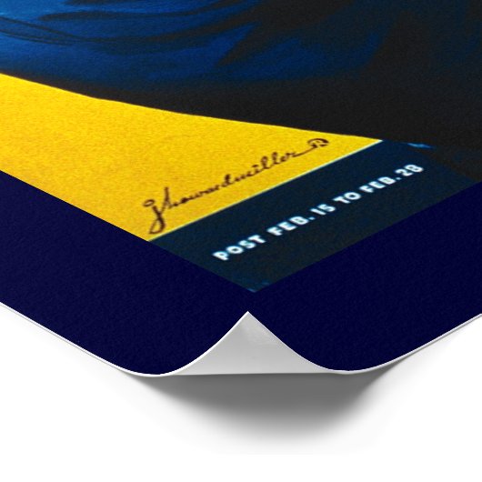 Rosie the Riveter Vintag Poster (Ecke)