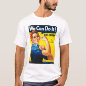 Rosie the Riveter Vote Trump T-Shirt (Vorderseite)