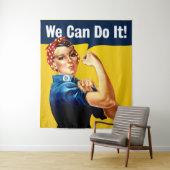 Rosie the Riveter | Wandtapeten | Wir können es tu Wandteppich (Beispiel)