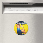 Rosie the Riveter - "We can do it!" Magnet (In Situ (Geschirrspüler))