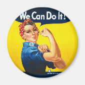 Rosie the Riveter - "We can do it!" Magnet (Vorne)
