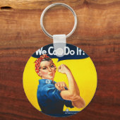Rosie the Riveter - "We can do it!" Schlüsselanhänger (Vorderseite)