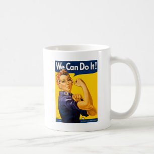 Rosie the Riveter We Can Do It Vintage Kaffeetasse