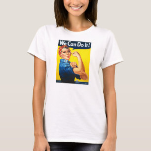 Rosie the Riveter We Can Do It Zweiter Weltkrieg T-Shirt
