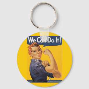 Rosie the Riveter "We Can IT" Schlüsselanhänger