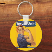 Rosie the Riveter "We Can IT" Schlüsselanhänger (Vorderseite)