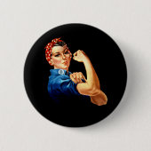 Rosie the Riveter - Wir können es tun! Button (Vorderseite)