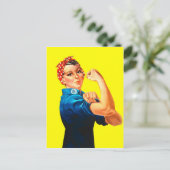 Rosie the Riveter - Wir können es tun, Kultursymbo Postkarte (Stehend Vorderseite)