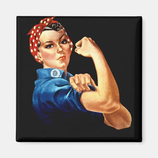 Rosie the Riveter - Wir können es tun! Magnet (Vorne)