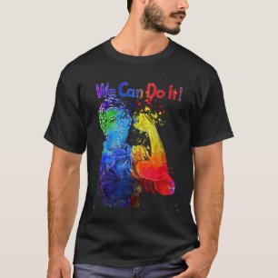 Rosie the Riveter Wir können es tun Watercolor Ar T-Shirt