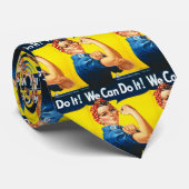 Rosie The Riveter wir machen es Necktie Krawatte (Gerollt)