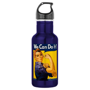 Rosie the Riveter Wir schaffen es Vintage Edelstahlflasche