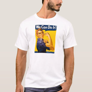 Rosie the Riveter Wir schaffen es Vintage T-Shirt