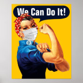Rosie the Riveter with Mask - Fügen Sie Ihren eige Poster (Vorne)